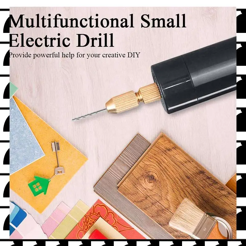 

A44U 3X 0.7-1.2Mm Micro-Electric Hand Drill Set For Resin,Electric Mini Drill For Jewelry Making Electrical Pin Vise Kit