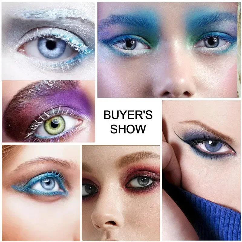 Mascara colorato volume 5D Styling duraturo Impermeabile Asciugatura rapida Blu Viola Curling Allunga ciglia lunghe Crema per estensione seta