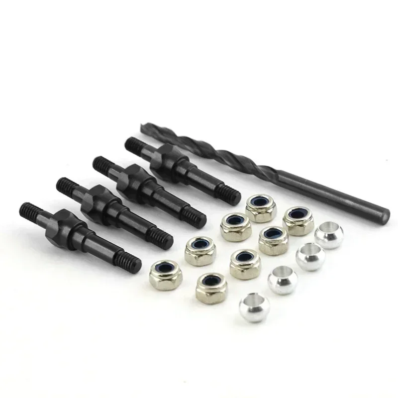Carbon Steel Shock Mounts for ARRMA KRATON 6S/TYPHON/OUTCAST/INFRACTION | Universal Front & Rear Shock Standoffs | 1/8 1/7 1/10