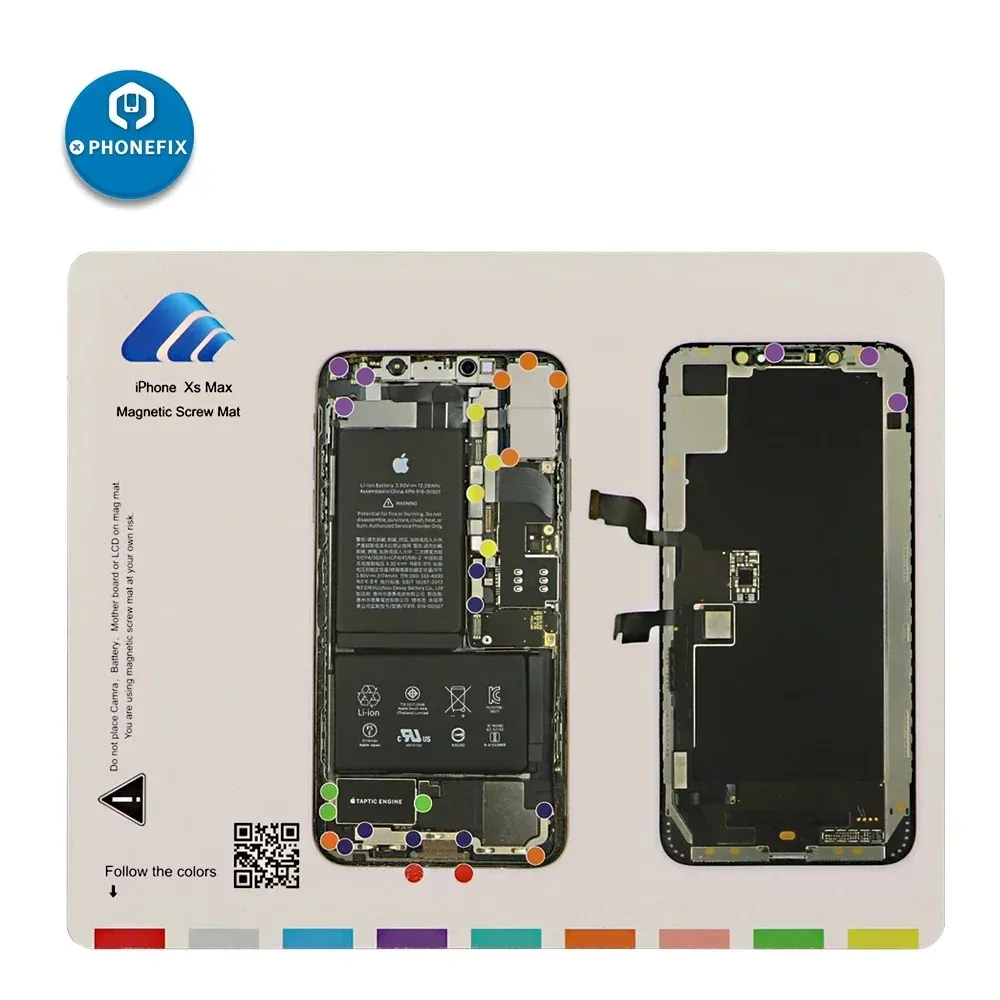 Imagem -05 - Kgx-profissional Mat Parafuso Magnético para o Reparo do Telefone Técnico Desmontagem Pad Keeper Chart Desmontagem Pad Iphone 815 Pro Max