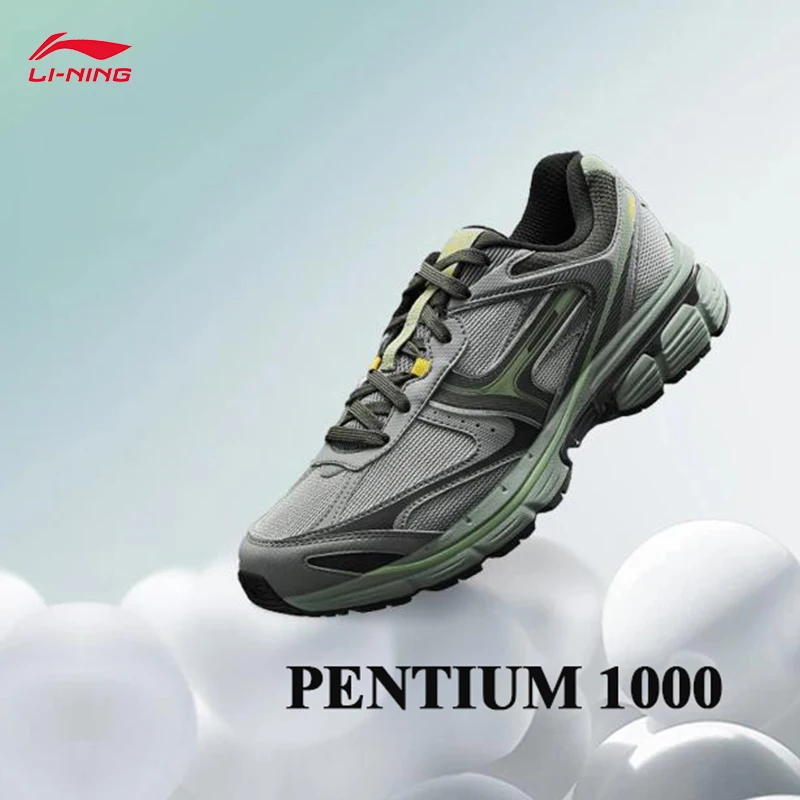 LI-NING Homens PENTIUM 1000 Tênis de corrida Rebote Almofada de lazer Confortável Respirável Tênis Esportivos ARSV039