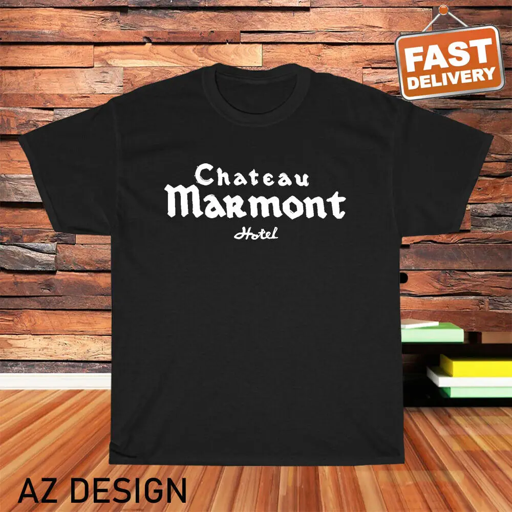 New Chateau marmont hotel Logo Men's T Shirt funny Size S to 5XL