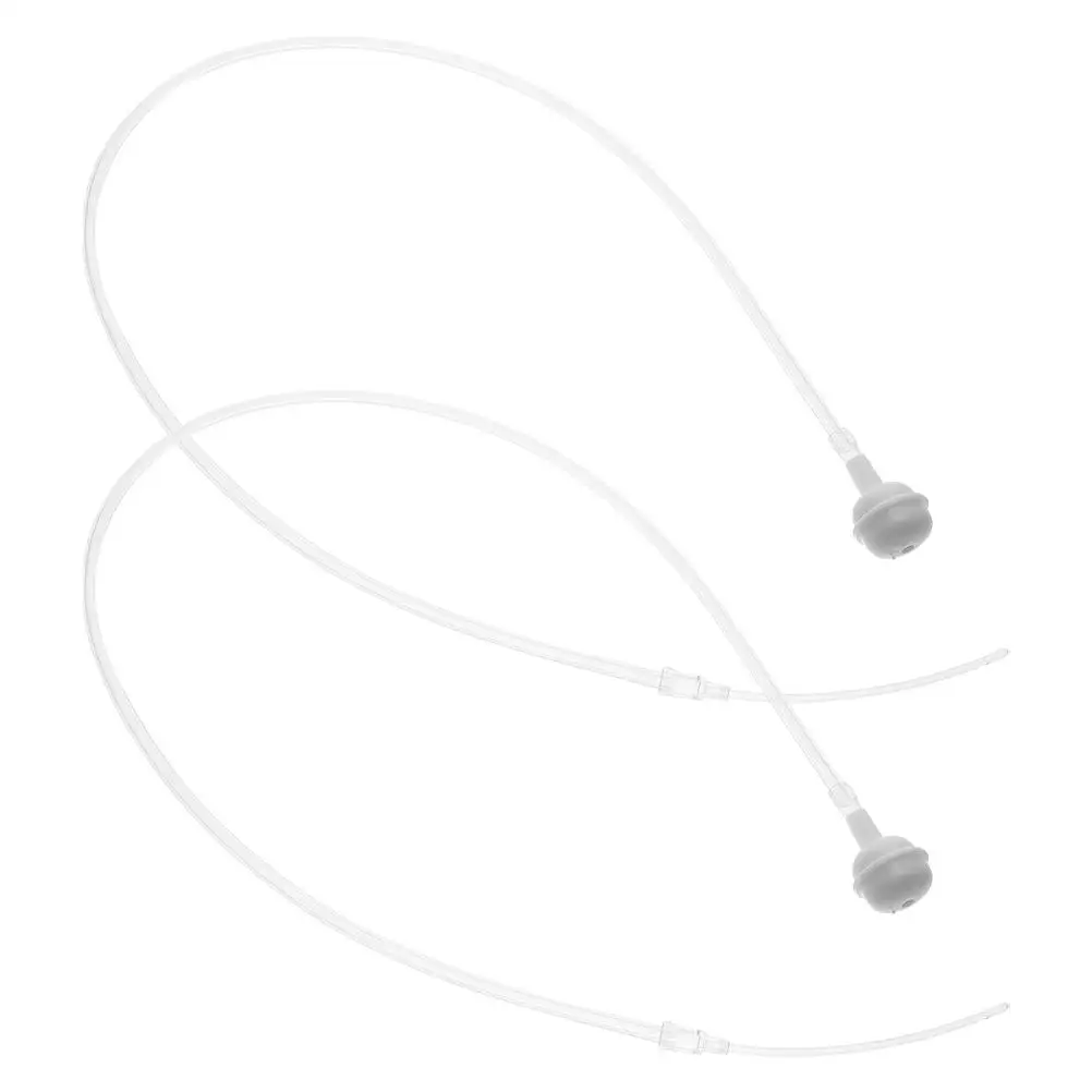 2 Pcs Straws Milk Aid Replacement Weighted Ball Kids Water Bottle Feeding Sippy Cup Transparent Child