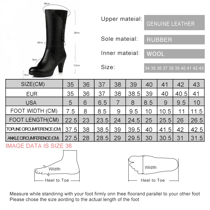 Women Boots High Heels 2024 Autumn Winter New Genuine Leather Women Fashion Boots Beaded Velvet Warm Office Women Shoes Boots