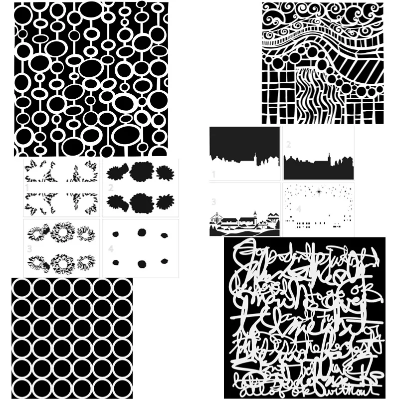The structure of beautiful sunflowers Metal Cutting Stencil for DIY Scrap booking Crafts Stencil  Cut Stencils Maker Photo Album