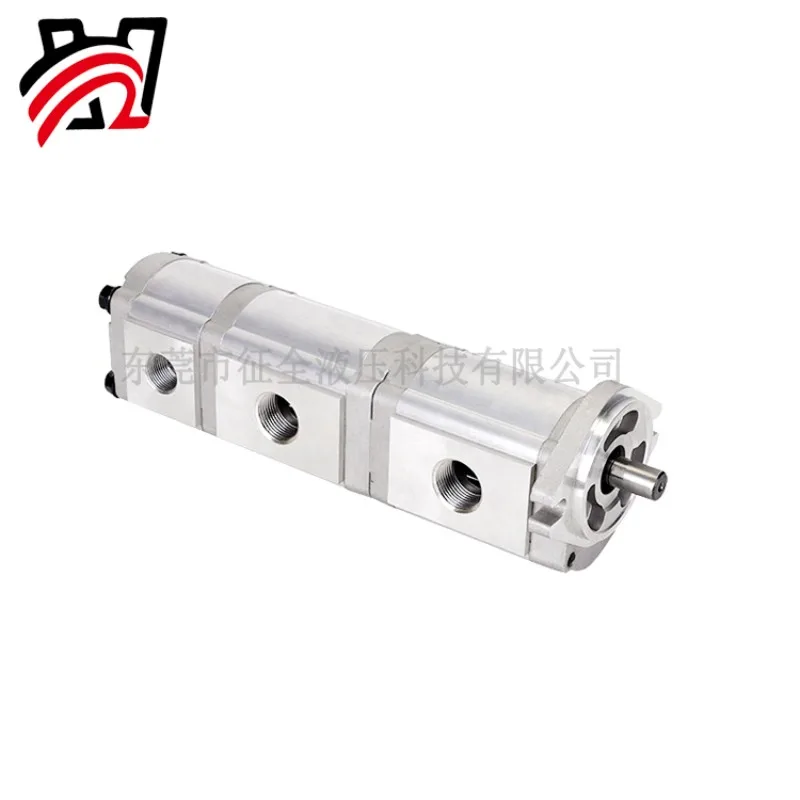 HGP Three-stage Pump HGP-333A-F-R 6-30ML/R Triptych High Pressure Pump Hydraulic Triple Gear Oil Pump Factory Direct Supply