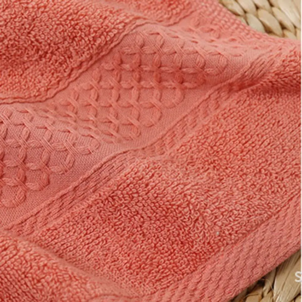 34*34cm Extreme Comfort Cotton Antibacterial Absorbent Face Towel Square Scarf Dry Body Wash Cloths
