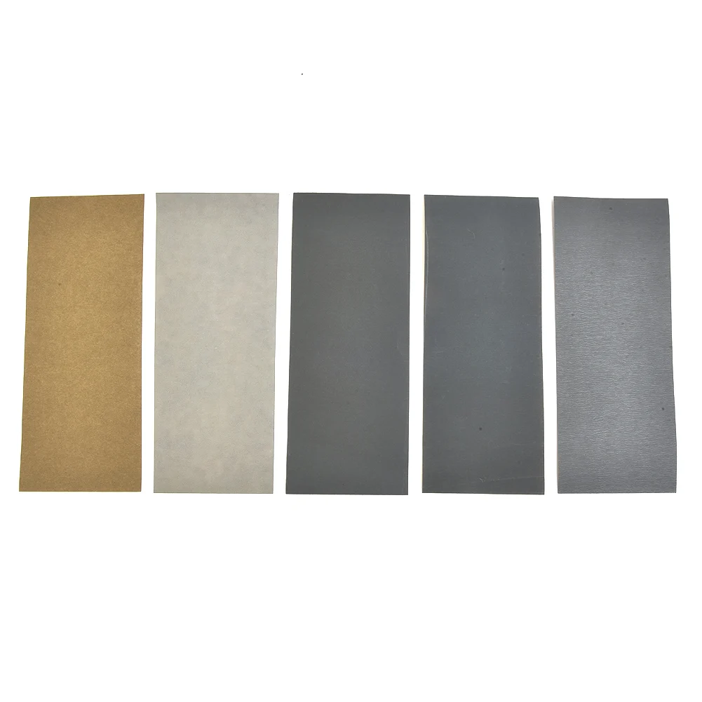 5pc Sandpaper Set 2000/2500/3000/5000/7000 Grit Sanding Paper Water/Dry Abrasive SandPapers For Wood Metal Polishing Automotive