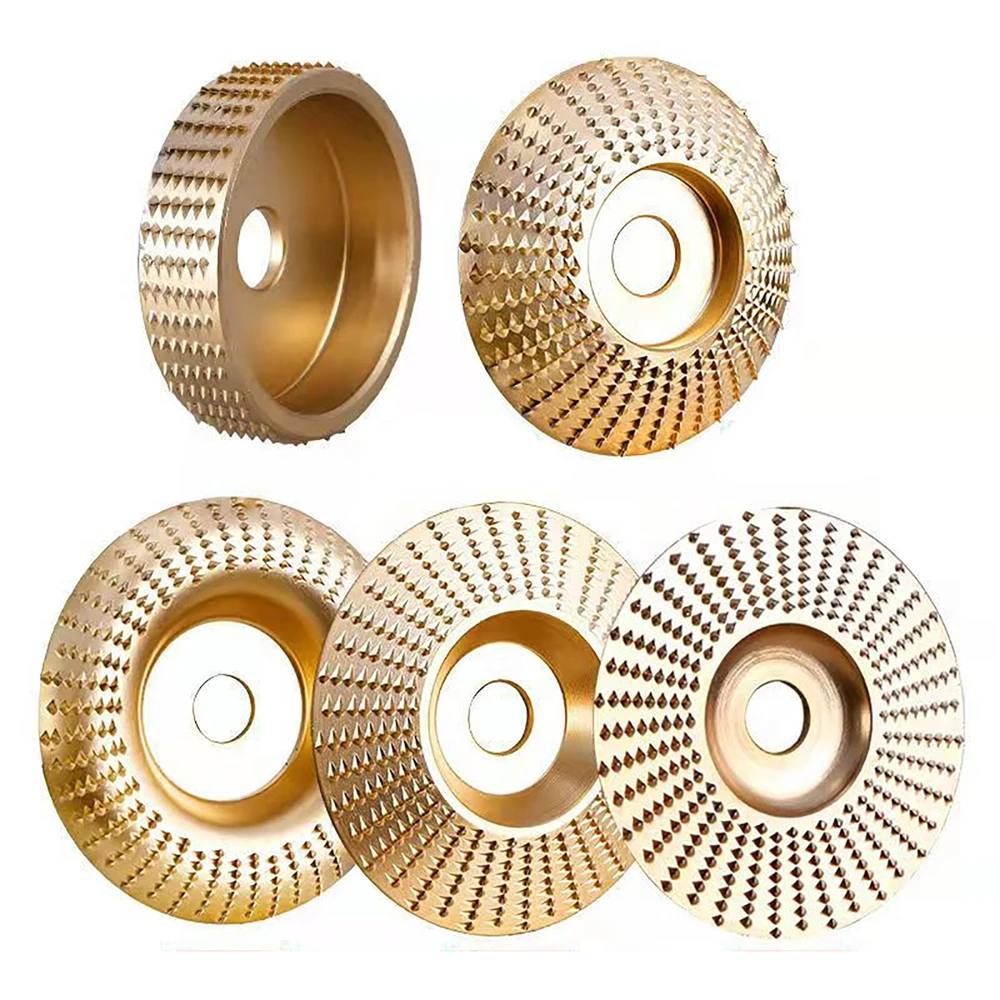 5PCS Wood Grinding Polishing Wheel Rotary Disc Sanding Wood Carving Tool Abrasive Disc Tools For Angle Grinder 22mm Bore