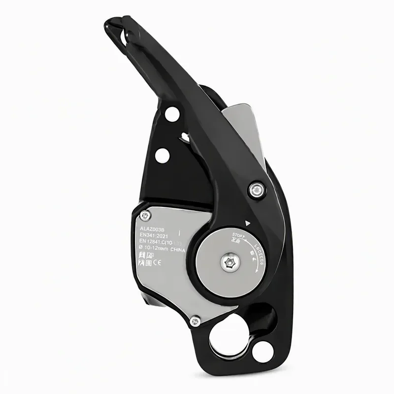 250KG Climbing Descender Clamp Grab Rescue Climb Accessories High-altitude Work Equipment Descent Device Safety Gear