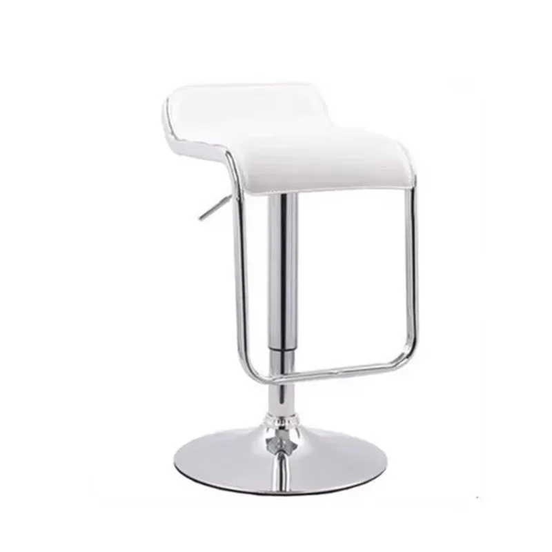 

Lifting Swivel Bar Counter Chair Rotating 56-76cm Height Adjustable Bar Chair PU Leather Soft Cushion High Footstool Barstool