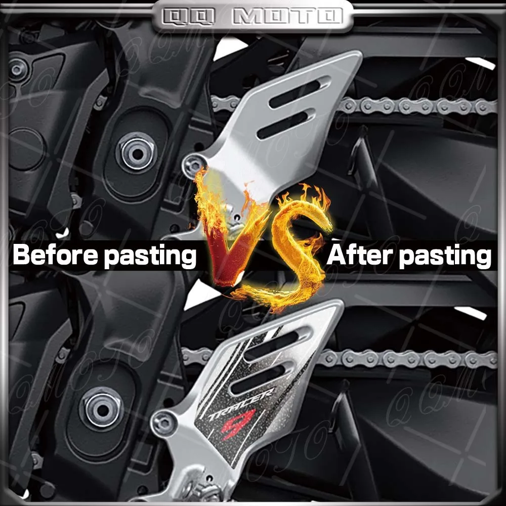 For Tracer 9 Tracer 9GT 2021-2023 Motorcycle Scratch-Resistant Decal Accessories Frosted Door Sill Protection Sticker Waterproof
