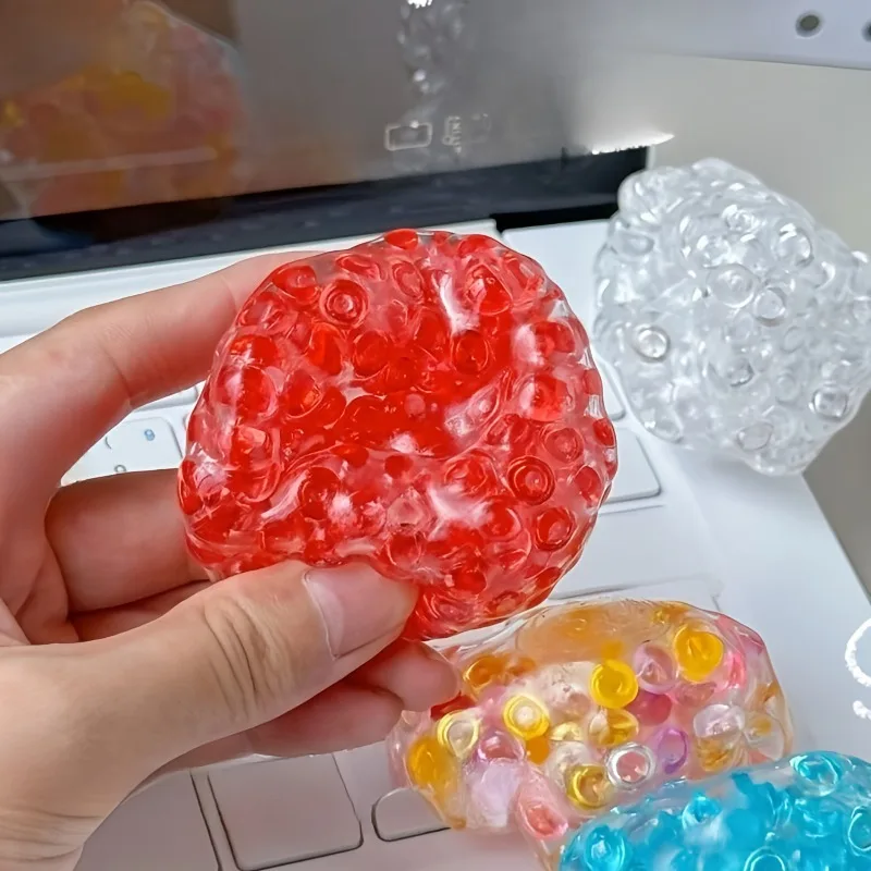 Squishy Bälle Eis-Perlen Quetschspielzeug Super Weiche Mochi Fidget Toys Langsam Zurückfederndes Spielzeug für Freunde Angstlinderung Quetsch-Geschenk