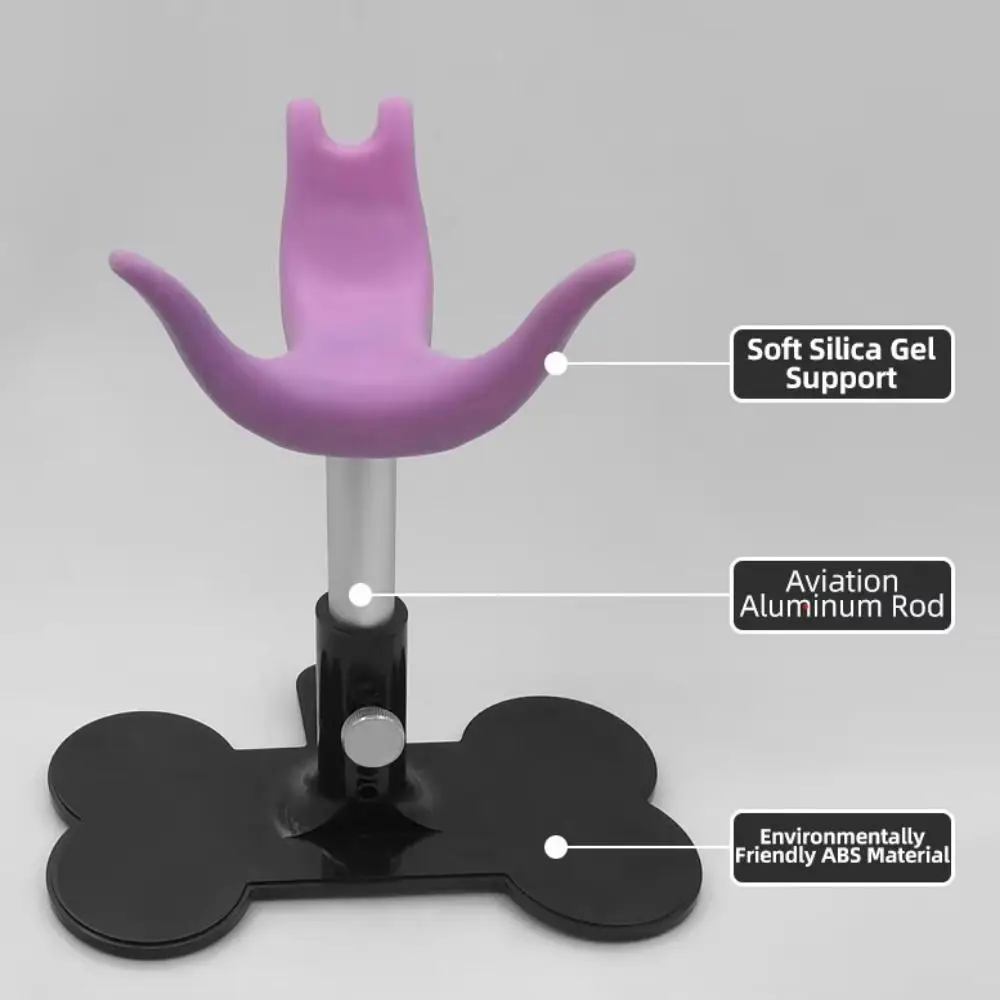 Silica Gel Soft Dog Assisted Standing Support Rotate Adjustable Dog Grooming Stand Comfortable Easy To Install