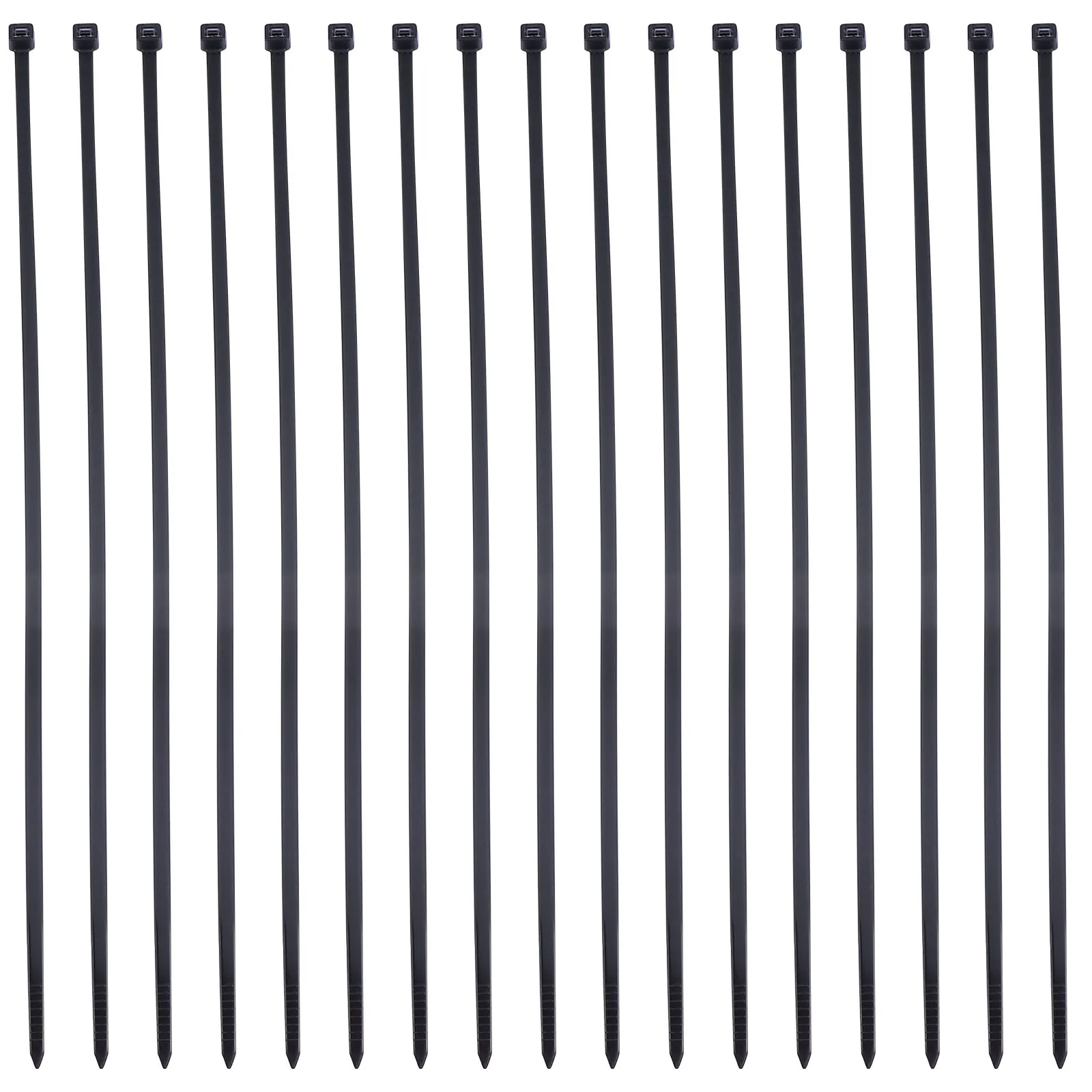 

200 Pcs Zip Ties Self-locking Nylon Heat-resistant Cable Fasteners