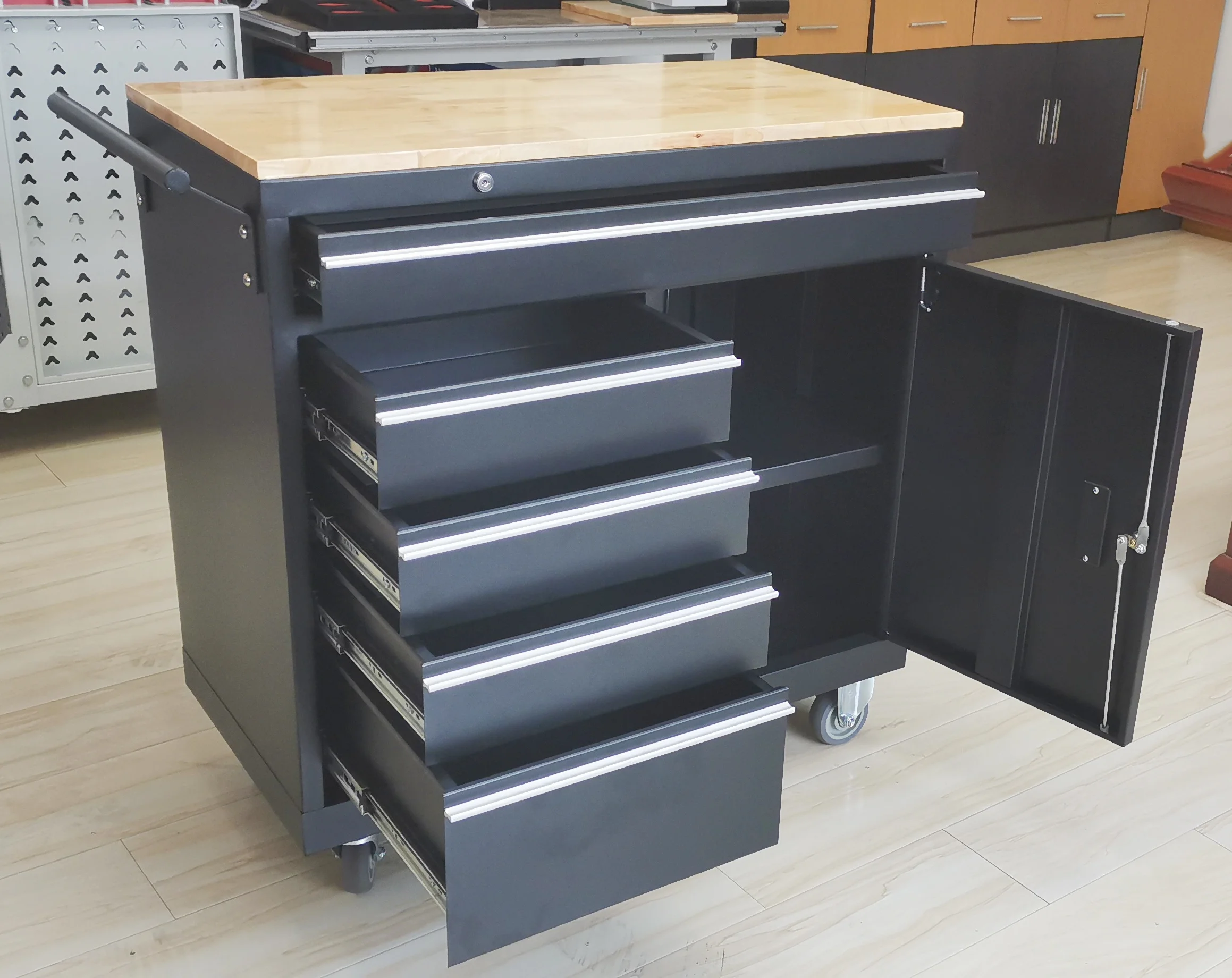 Cheap 36inch Metal Movable Chest Rolling Tool Set Box Mechanics Tool Cabinet for Car