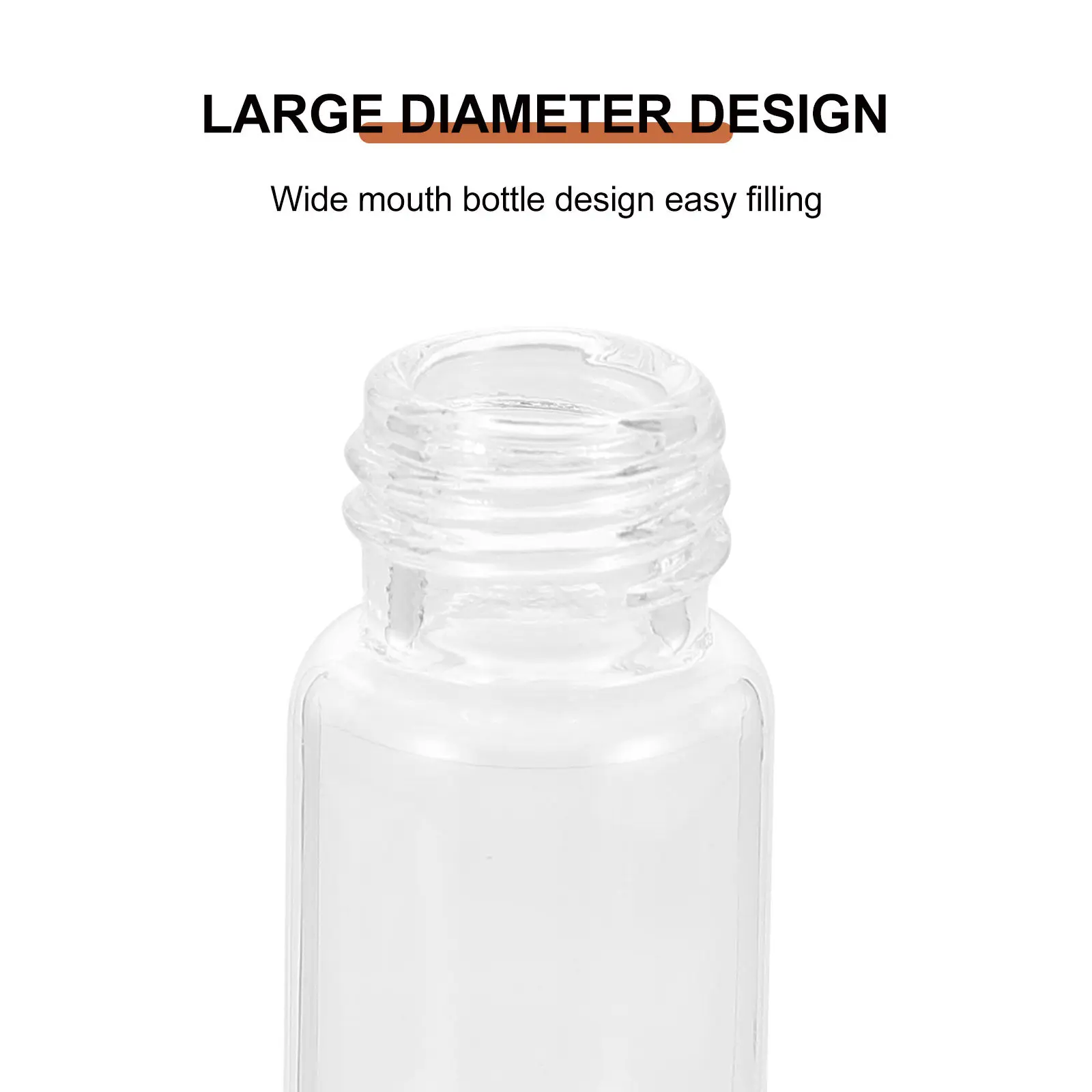 

100Pcs Transparent Glass Sample Bottles Small Clear Bottles for Chemistry Research Skin Care Essential