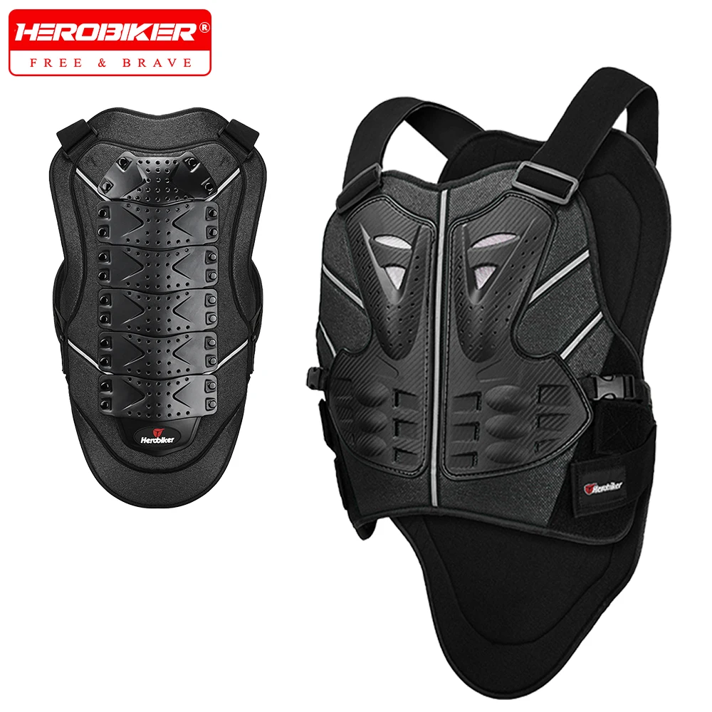 

Motorcycle Armor Protection Black Chest And Back Protection Vest Motorcycle Bike Riding Armor Motocross Cycling Protection