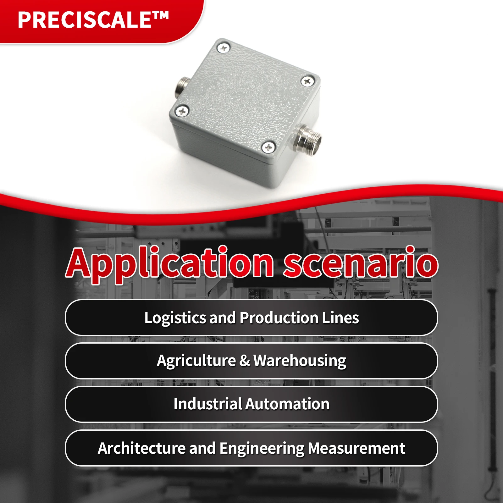 Industrial High Precision Anti-Interference Load Cell Signal Conditioner for Current Voltage Pressure Weighing
