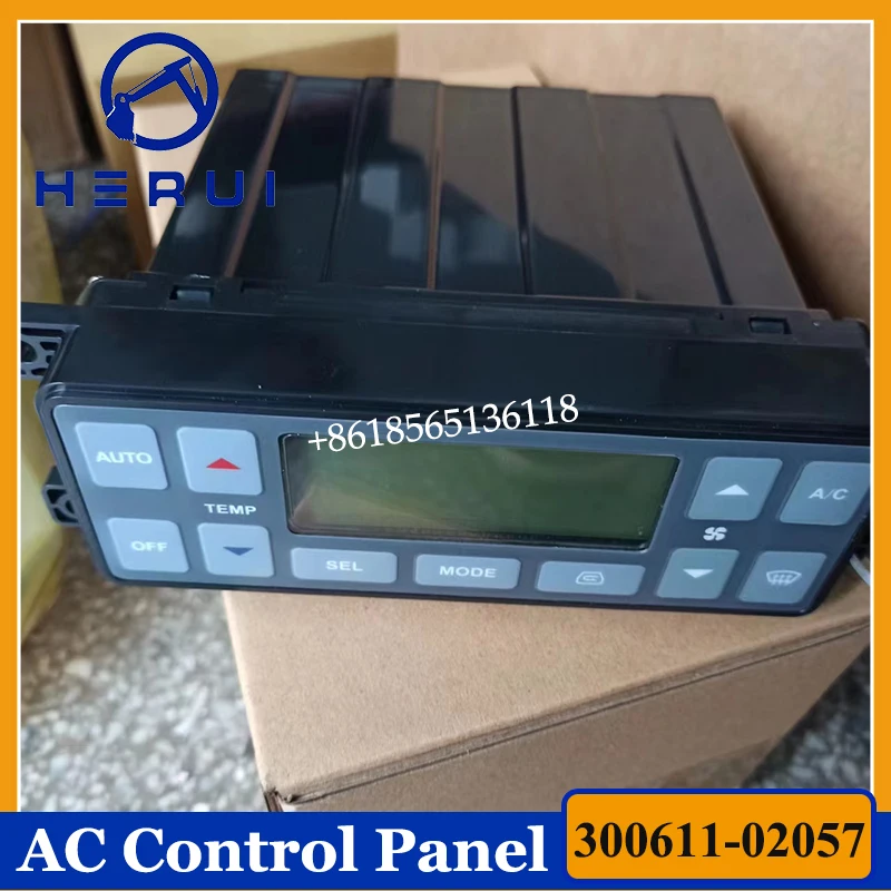 543-00107 54300107 300611-02057 Air Conditioner Controller For A/C Control Panel DX140W DX225LC DX300LC DX225L DX300