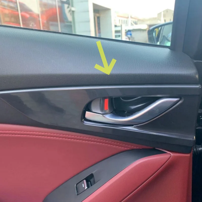 LHD For Mazda CX-4 CX4 2017-2021 glass switch inner handle frame interior trim accessories