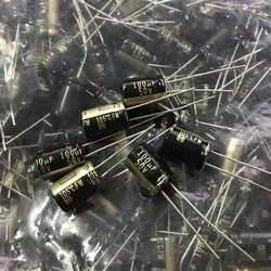10PCS 100UF 50V Fever Audio Capacitor 50V 100UF 8X12 FM Ultra Low Resistance