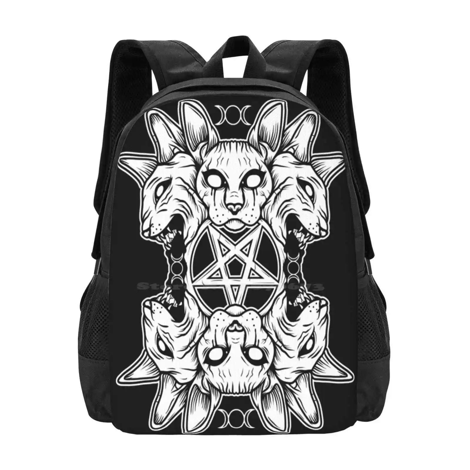 Dead Cats School Bags Travel Laptop Backpack Dead Cat Dark Goth