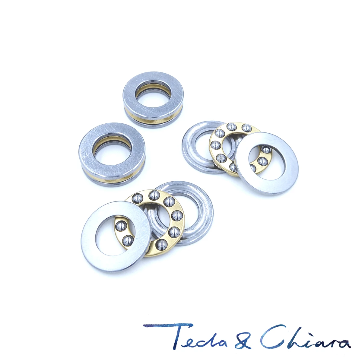 F2-6M F2.5-6M F3-8M F4-9M F4-10M Axial Ball Thrust Bearings 2x6x3 2.5x6x3 3x8x3.5 4x9x4 4x10x4mm