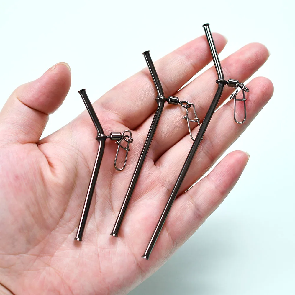 MNFT Conector de equilibrio tubo latón pequeño – Antienredos pesca mar - imagen 2