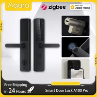 Aqara A100 Pro Smart Lock Apple HomeKey Fingerprint NFC Door Lock Zigbee 3.0 Bluetooth 5.0 for HomeKit & Aqara Home App