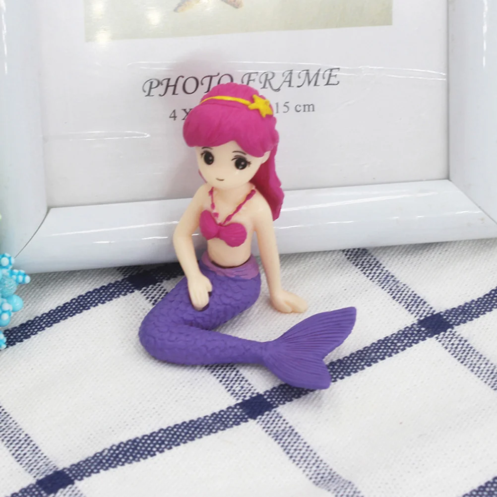 Ozdoba do pieczenia Party Cake Decoration Mermaid Design Topper Lovely Inserted Cards