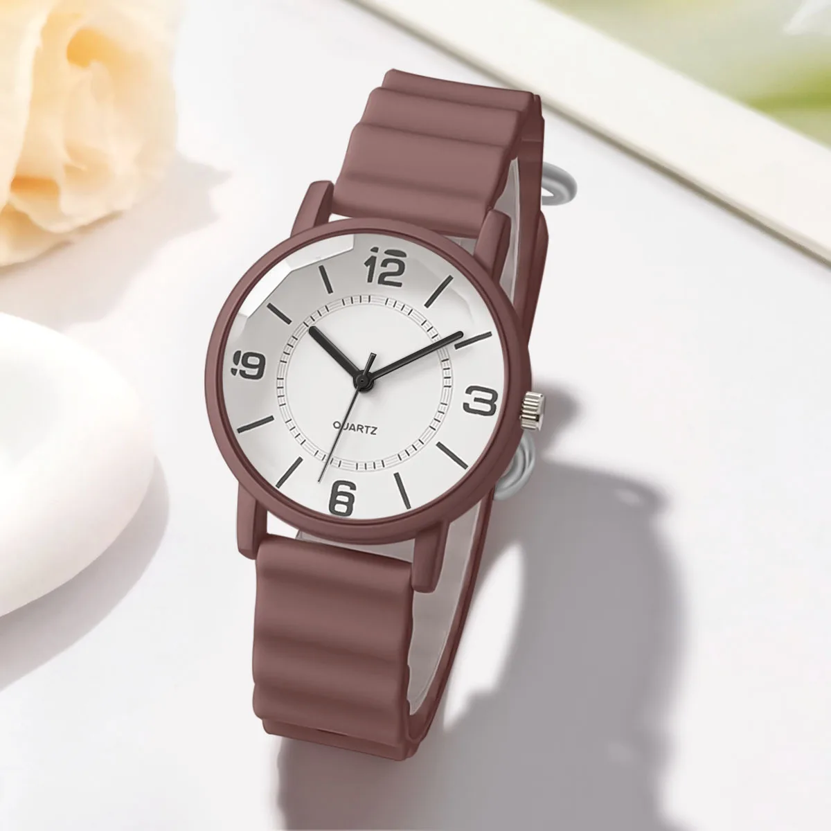 Women Silicone Strap Quartz Watch Jelly Colored Luxury Ladies Watches Retro Fashion Dress Wristwatch Dropshipping Reloj De Mujer