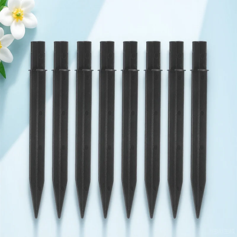 

8pcs Solar Lawn Lamp Stake Replacement Plastic Ground Stakes Wind Resistant For Outdoor Garden Yard Light Supports Decorative