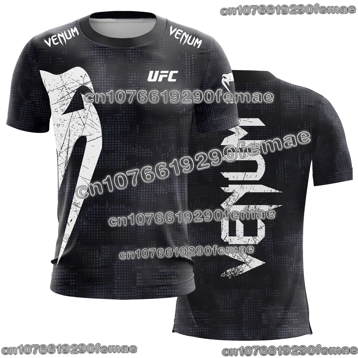 العصرية UFC الرجال أسود تي شيرت أبيض الصيف عادية س الرقبة قصيرة الأكمام ثلاثية الأبعاد طباعة الأعلى للملاكمة اللياقة البدنية التدريب
