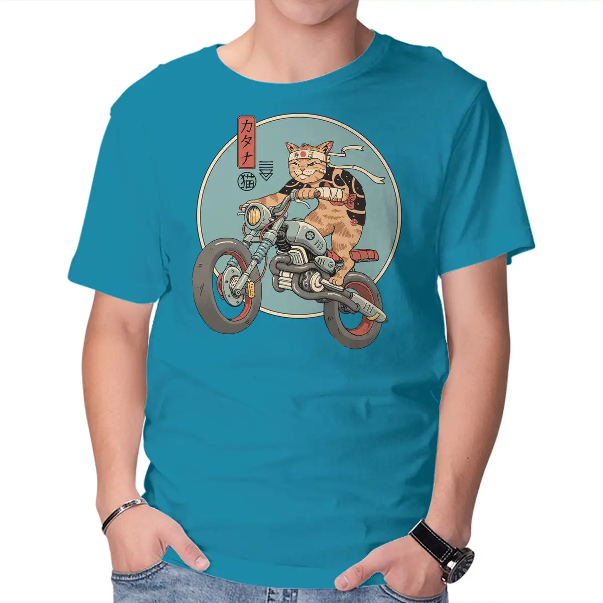 Catana Motorcycle Unisex T-shirts for Man Woman Short Summer Tees Casual Cotton New Arrival Fashions Couple's Cloths