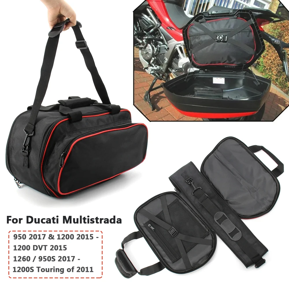 

For Ducati Multistrada 1200 DVT 1260 950 S Motorcycle Side Luggage Bags Storage Box Inner Bag Bushing Travel Accessories