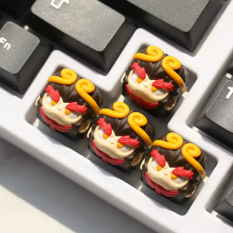 

Black Myth Wukong Game Keycap Esc 1 Pcs Creative 3d Resin Keycap Game Theme Handmade Cartoon Peripheral Computer Accessories