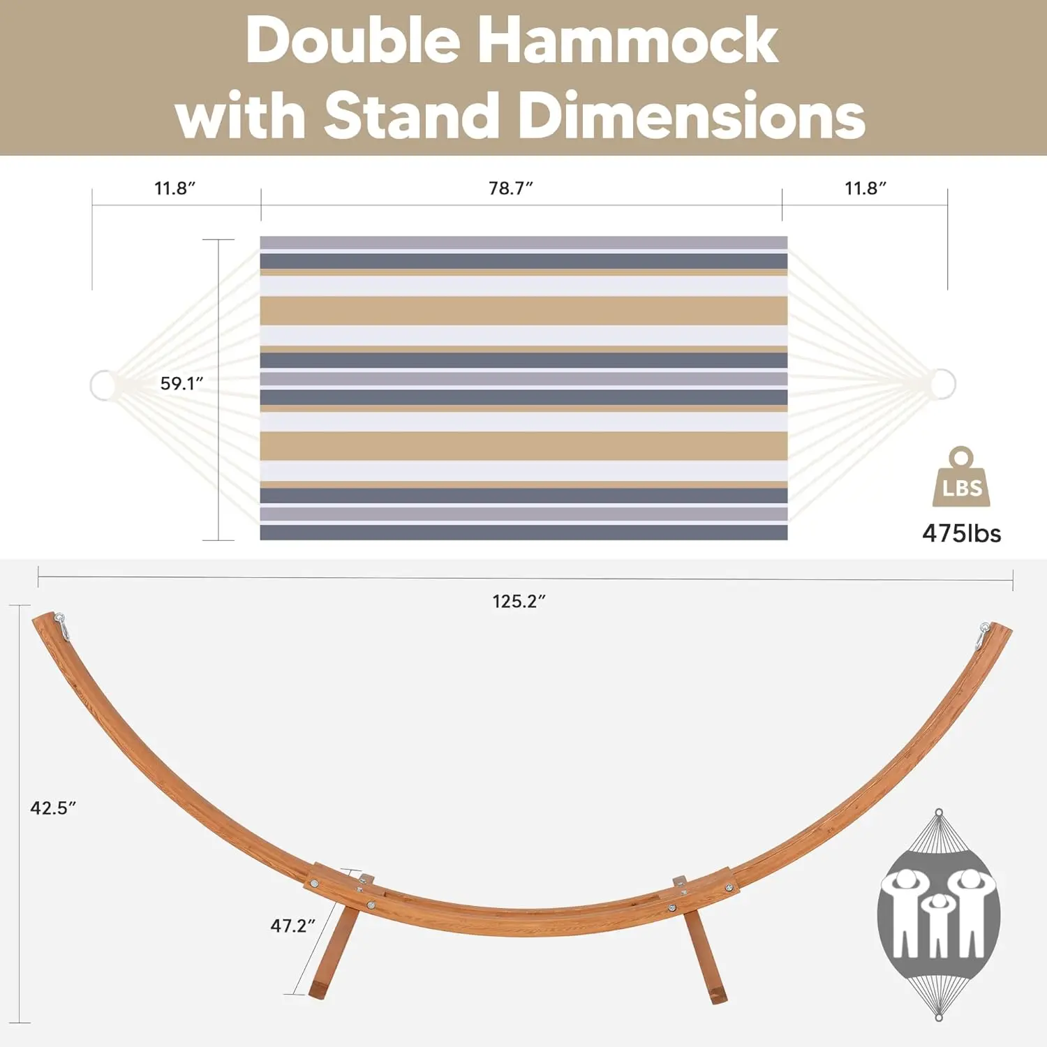 Thumbnail 3 - #13 Latest Hammock with Stands Offers