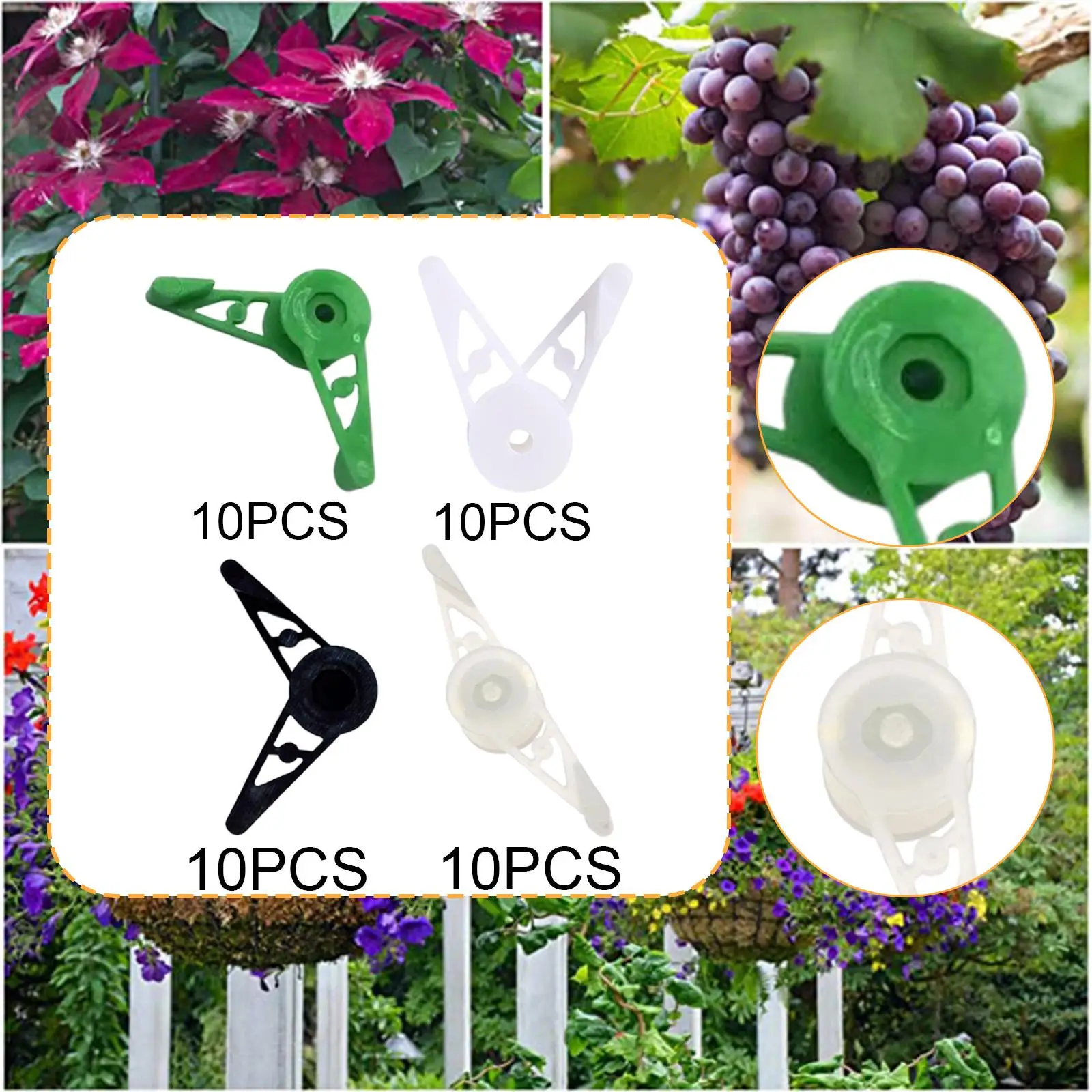 

10 шт., зажимы для дрессировки стеблей растений, гибочный инструмент для гибки ветвей, многоразовая поддержка формирования для садоводства, садовые инструменты для фруктовых деревьев