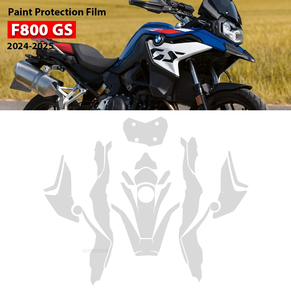 

F800 GS мотоциклетная защитная пленка для краски PPF самовосстанавливающаяся ТПУ прозрачная устойчивая к царапинам УФ-излучению комплект чехлов для BMW F800GS F800 GS