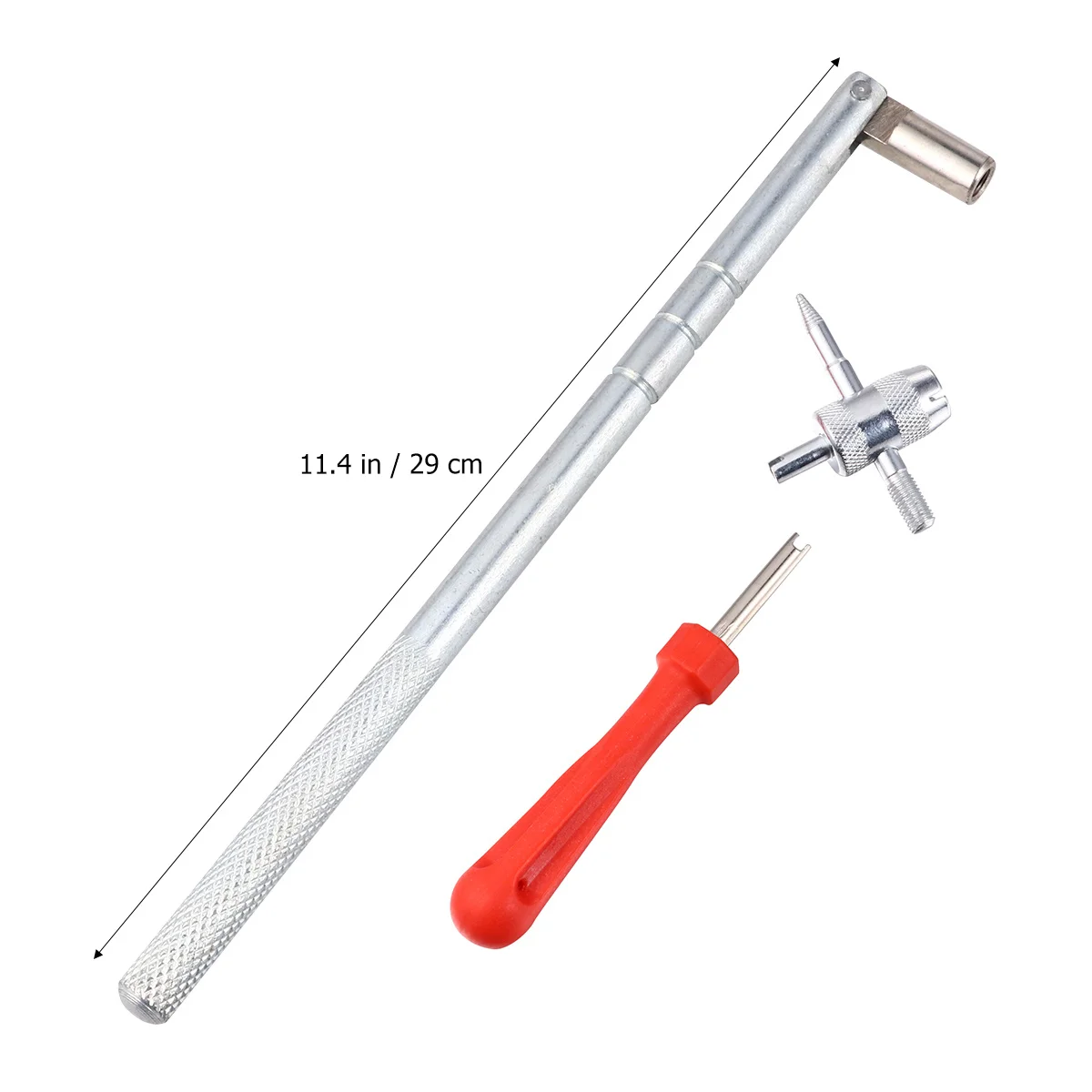 

3Pcs Core Removal Tool Durable Plastic Handle Steel Shaft Gas Nozzle Adjust Tire Insert Removal Installation for Truck Bike