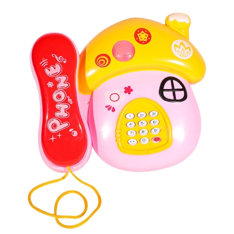 Y1UB Baby Speelgoed Telefoon Kinderen Doe alsof Telefoon Kind Interactief Speelgoed Cadeau Spel Cadeau Jongen Meisje Vroeg