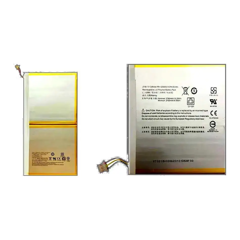 

Laptop Battery Premium Replacement PR-279594N ( 5LINE ) PR-329083 6LINE 2700-6100Mah For Acer Iconia One 7 10