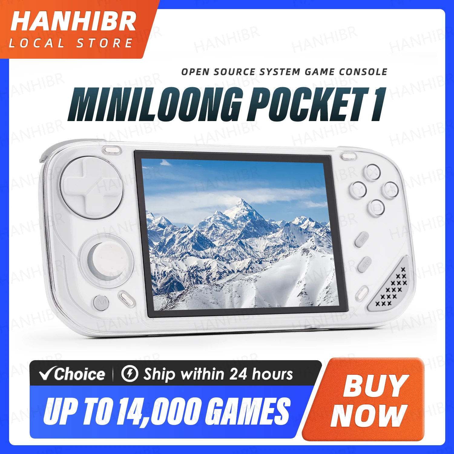 

Портативная игровая консоль MINILOONG POCKET 1 с 4-дюймовым IPS-экраном, HD-выходом, открытой операционной системой, обновлениями OTA, ОС LOONG, новая консоль POCKET1