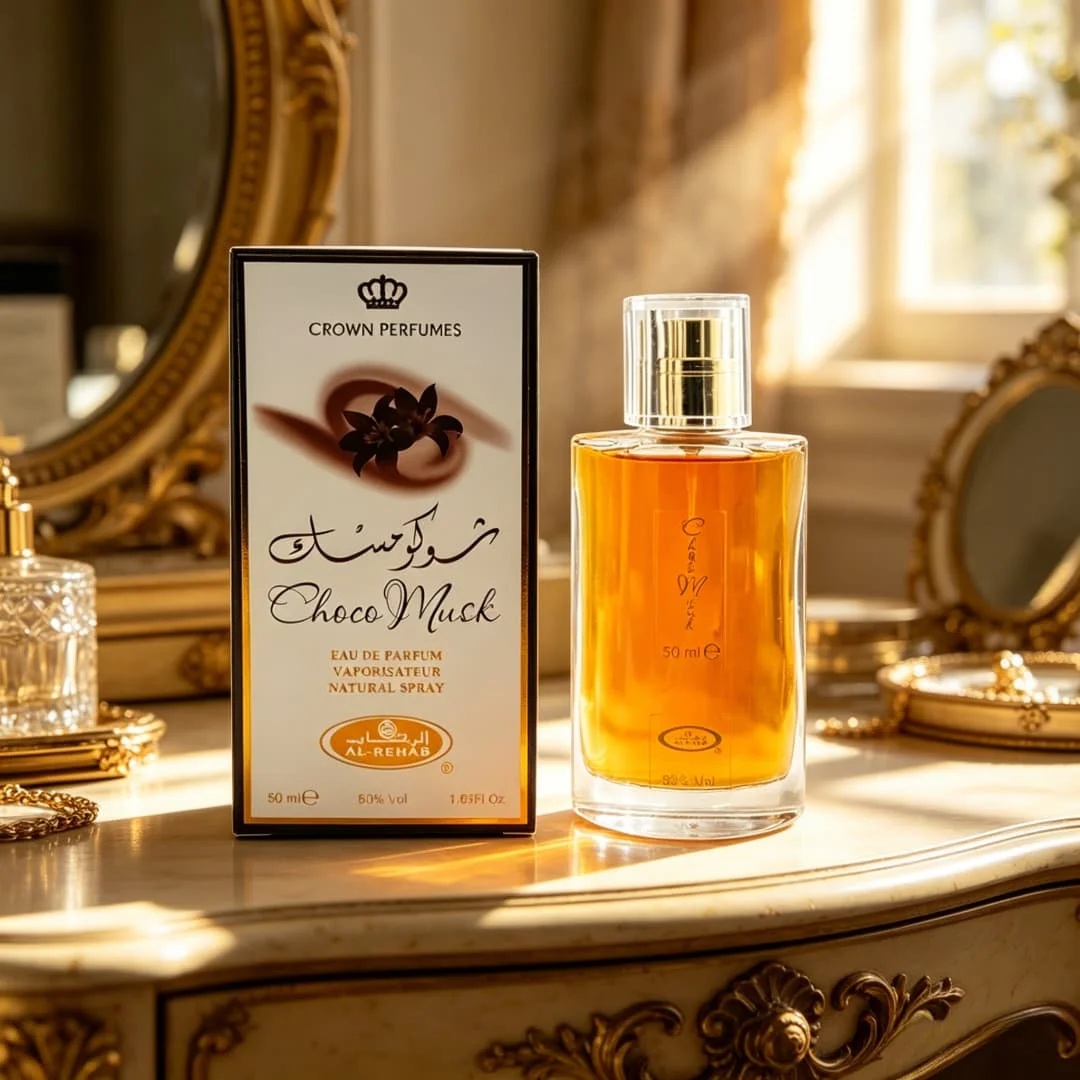 

Al Rehab Choco Musk Perfume | Rich chocolate-musk notes, long-lasting comfort