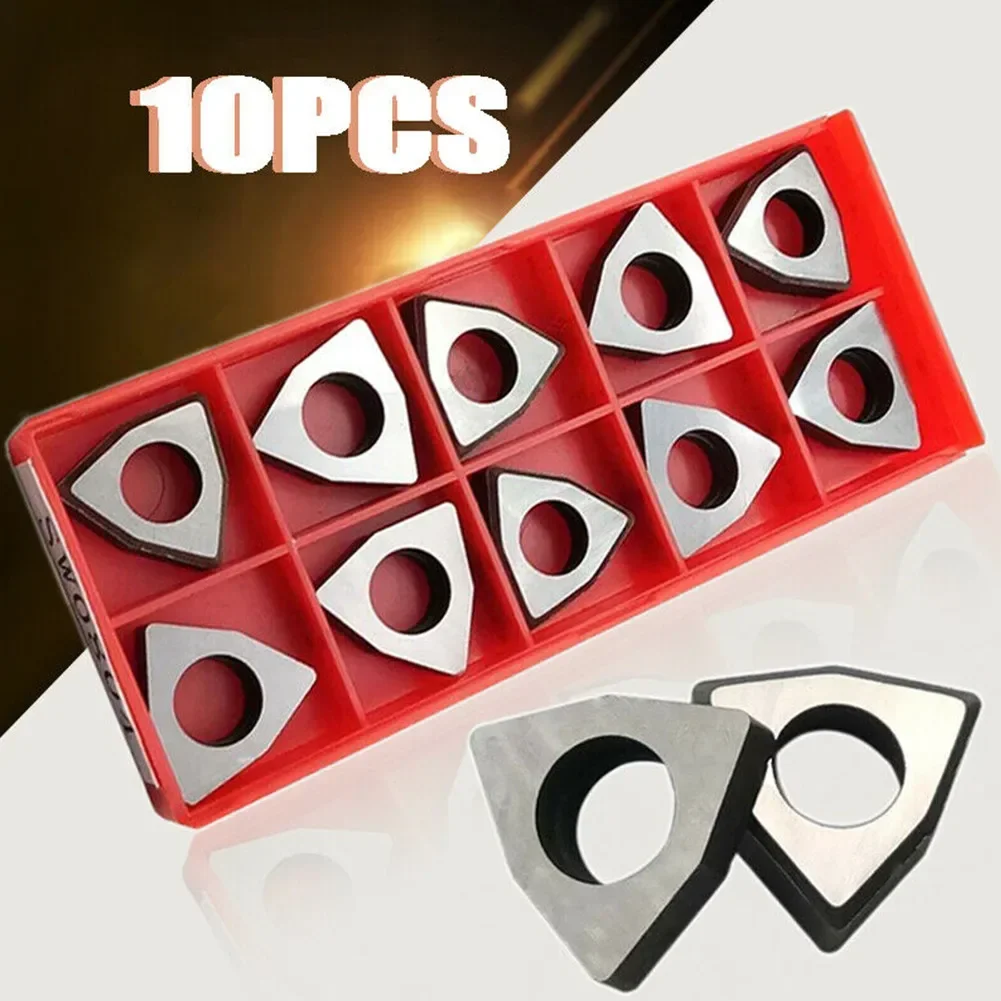 10pcs/set Shims Carbide Inserts Boring Carbide MW0804 Parts Replacement Shim Tool Trigon Turning Accessories Kit