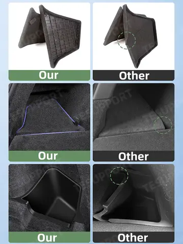 Tesla Model Y 2025 Juniper 액세서리 뒷 트렁크 주최자 측면 보관함 Tesla Model Y Juniper 2025 용 Stowing Tidying