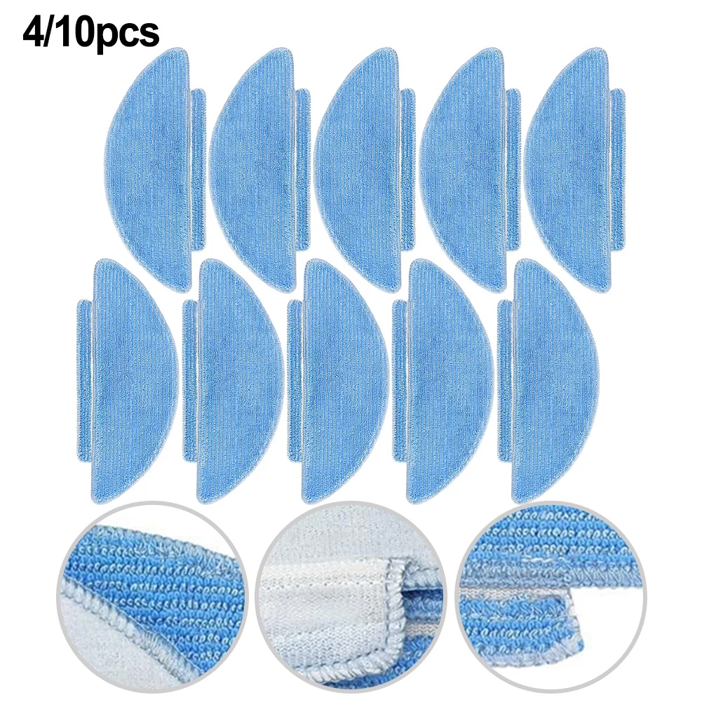 4/10 Pcs Mop Cloth Replacement Parts For RoboJet For X-One 2 Pro Vacuum Cleaner SAccessory Replacement Robot Sweeper Spare Part