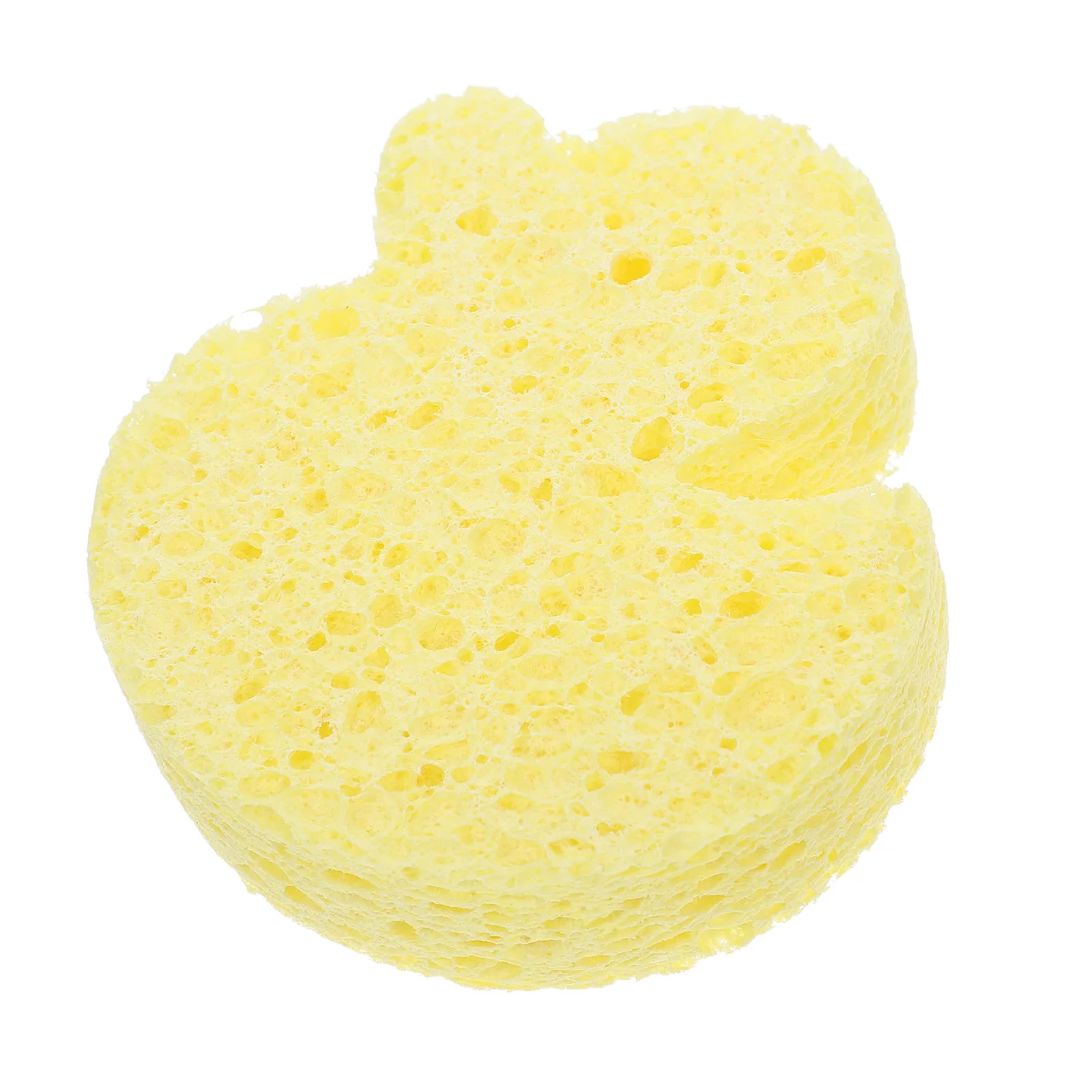 

1 Unit Baby Bath Sponge Yellow Ultra Soft Water Absorbent Sponge for Gentle Cleansing Ideal Shower Bathing Accessory