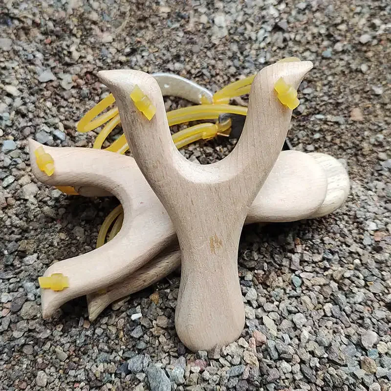 Solid Wood Rubber Band Toy